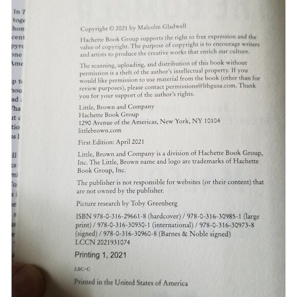 The Bomber Mafia hardcover book by Malcolm Gladwell first edition - Picture 4 of 5